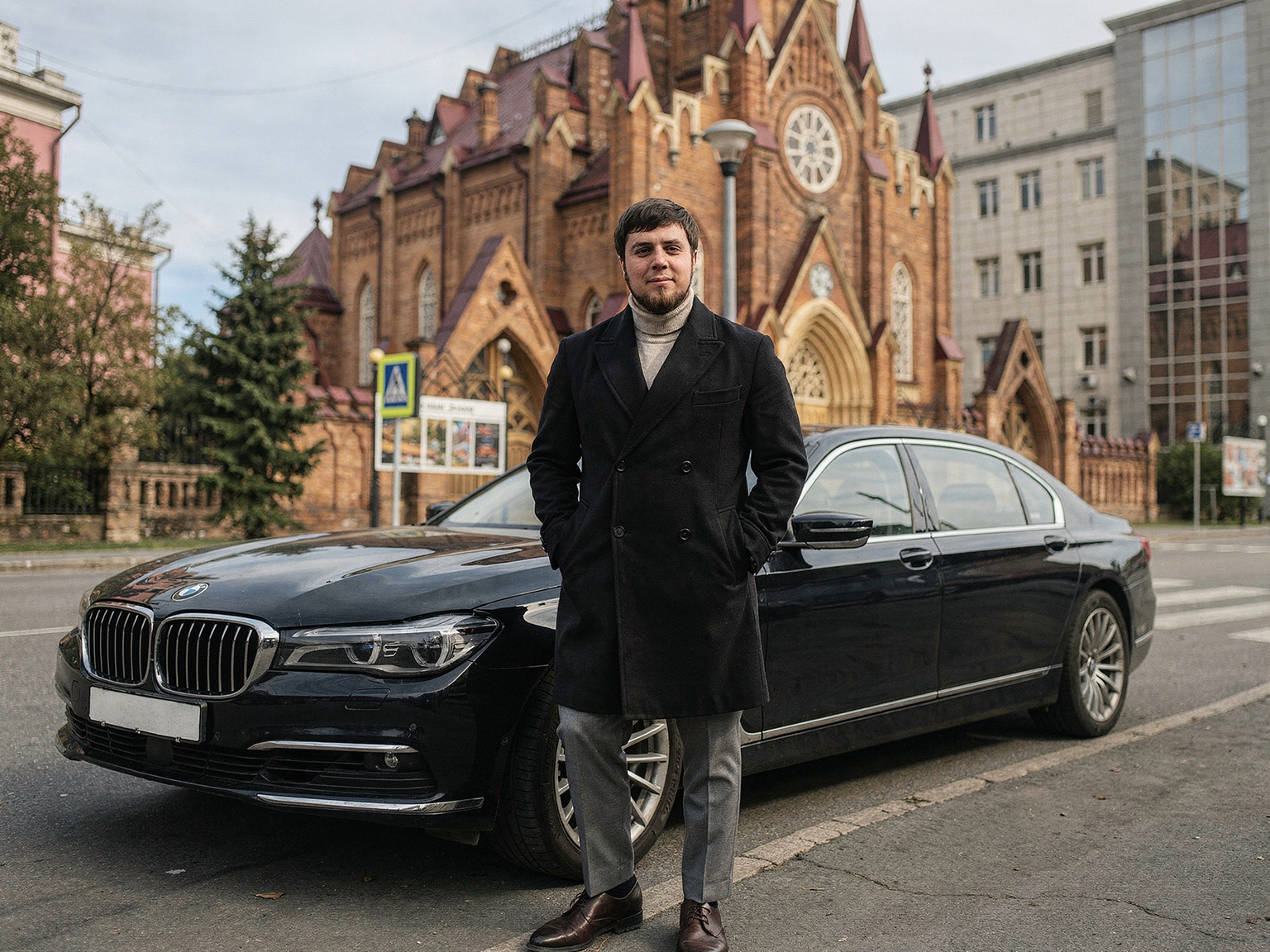 Команда RR Holding, Иркутск — специалист у белого BMW